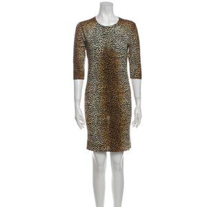 DOLCE & GABBANA Wool Mini Dress Size: M | US6, IT4